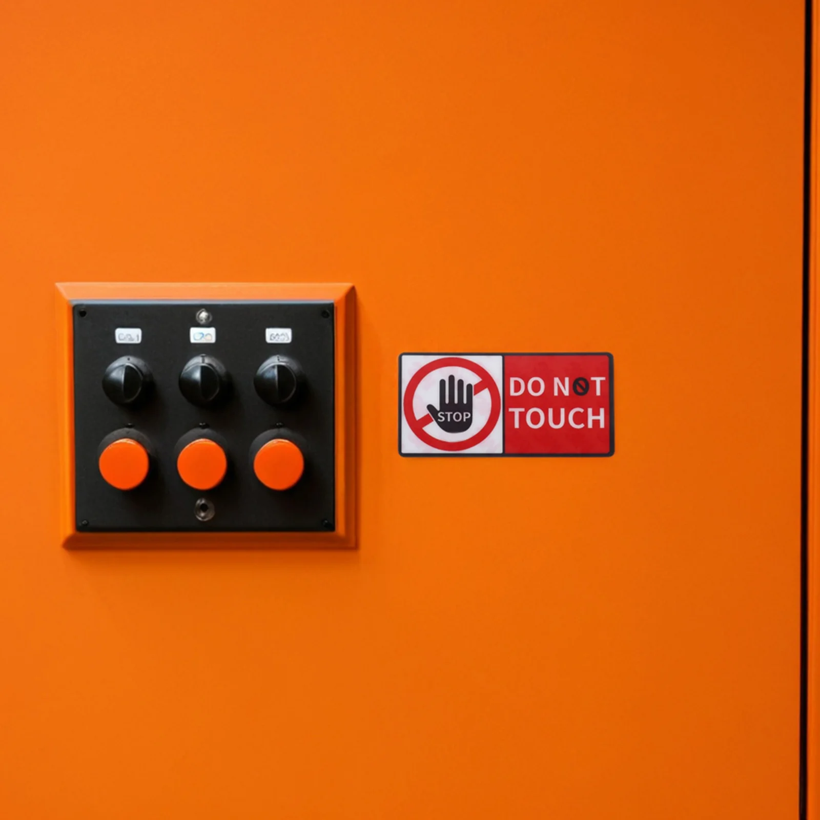 

12Pcs Do Not Touch Warning Stickers Self Adhesive Caution Labels for Office Factory School Safety Warning Peel and Stick Decals