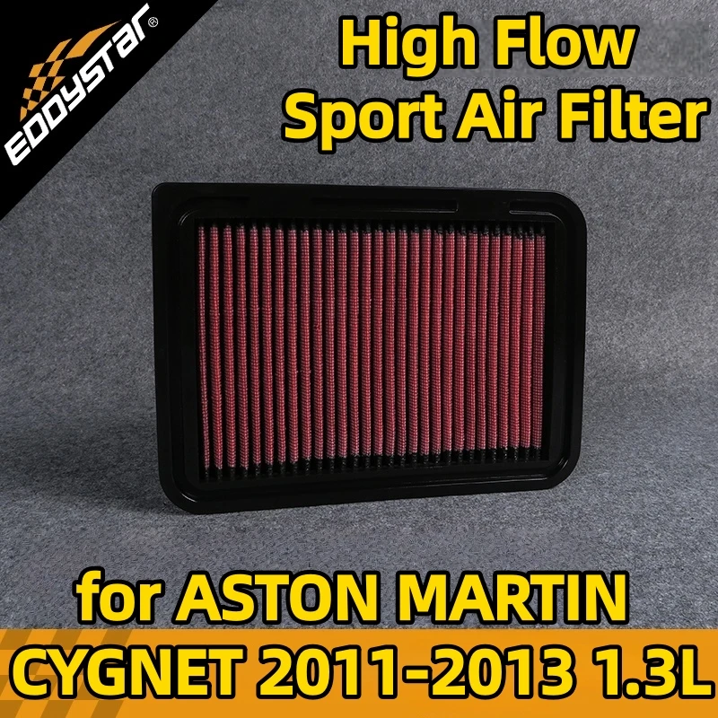 

Спортивный воздушный фильтр с высоким расходом для ASTON MARTIN CYGNET 2011-2013, 1,3 л, моющиеся гоночные впускные фильтры