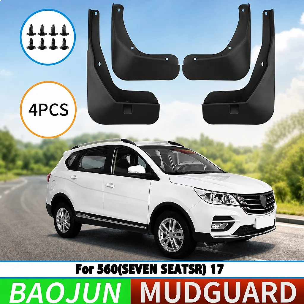 

Splash Guards Mud Flaps for Baojun 560 2017 7-Seat Front Rear Wheel Mudguards Car Accessories