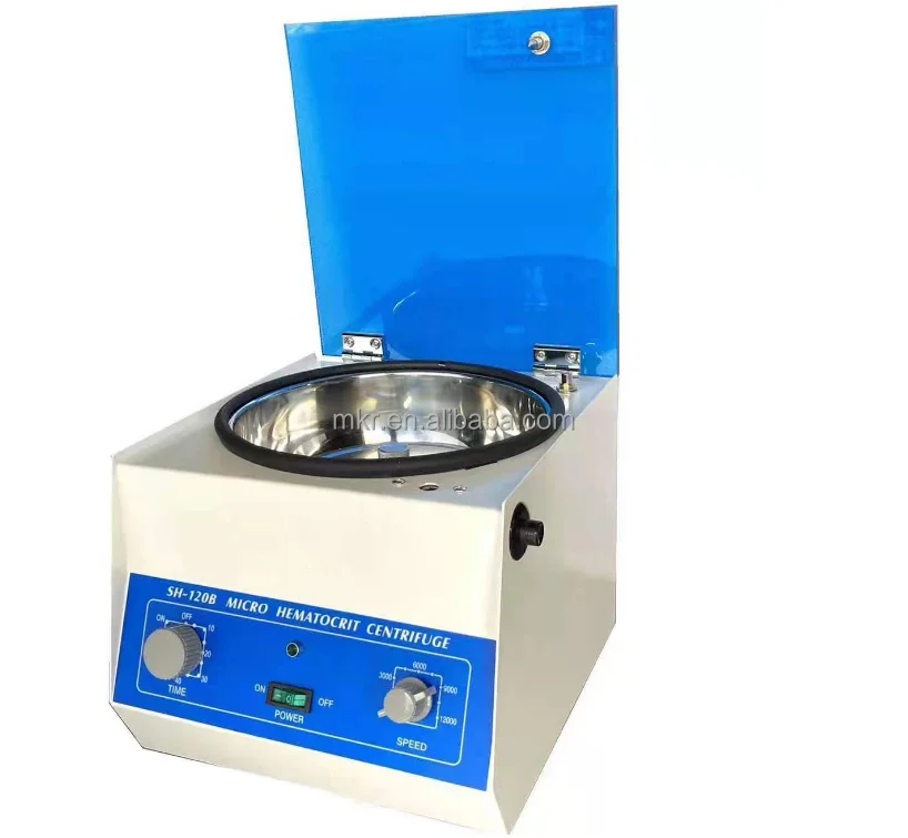 Laboratory High Quality Portable Low Speed Desktop 6 8 12 Tubes Buckets Centrifuge for Sale
