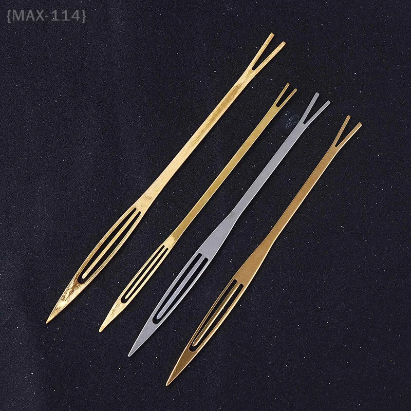 {MAX-114} 2 Pcs Fishing Netting Needle, Repair Net Line Mending Weaving Shuttle Rustproof Nets Accessories