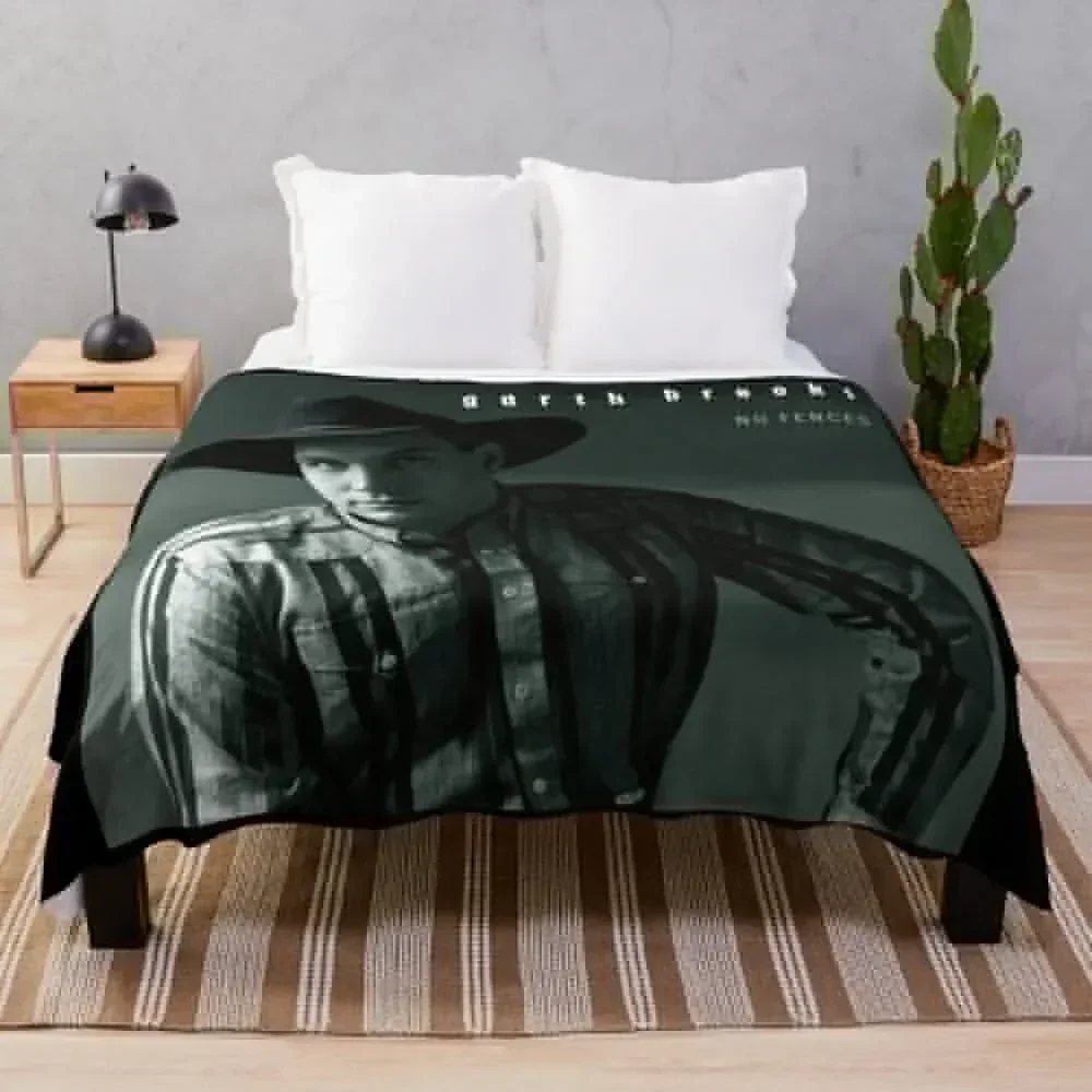 

Garth Brooks No fences Throw Blanket Decorative Throw Bed covers funny gift Blankets