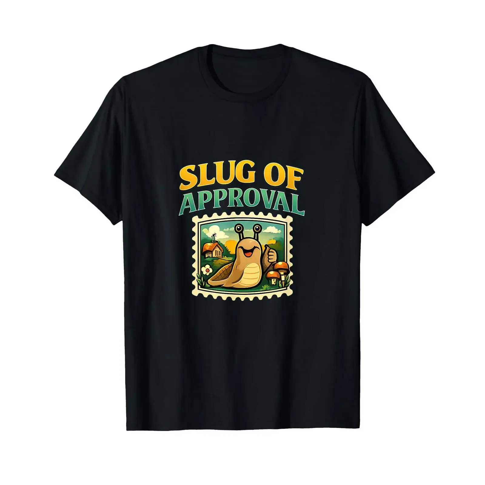 Slug of Approval Cottagecore Life Stamp T Shirt vintage Washed Versatile designer clothes Casual Stretched Stylish
