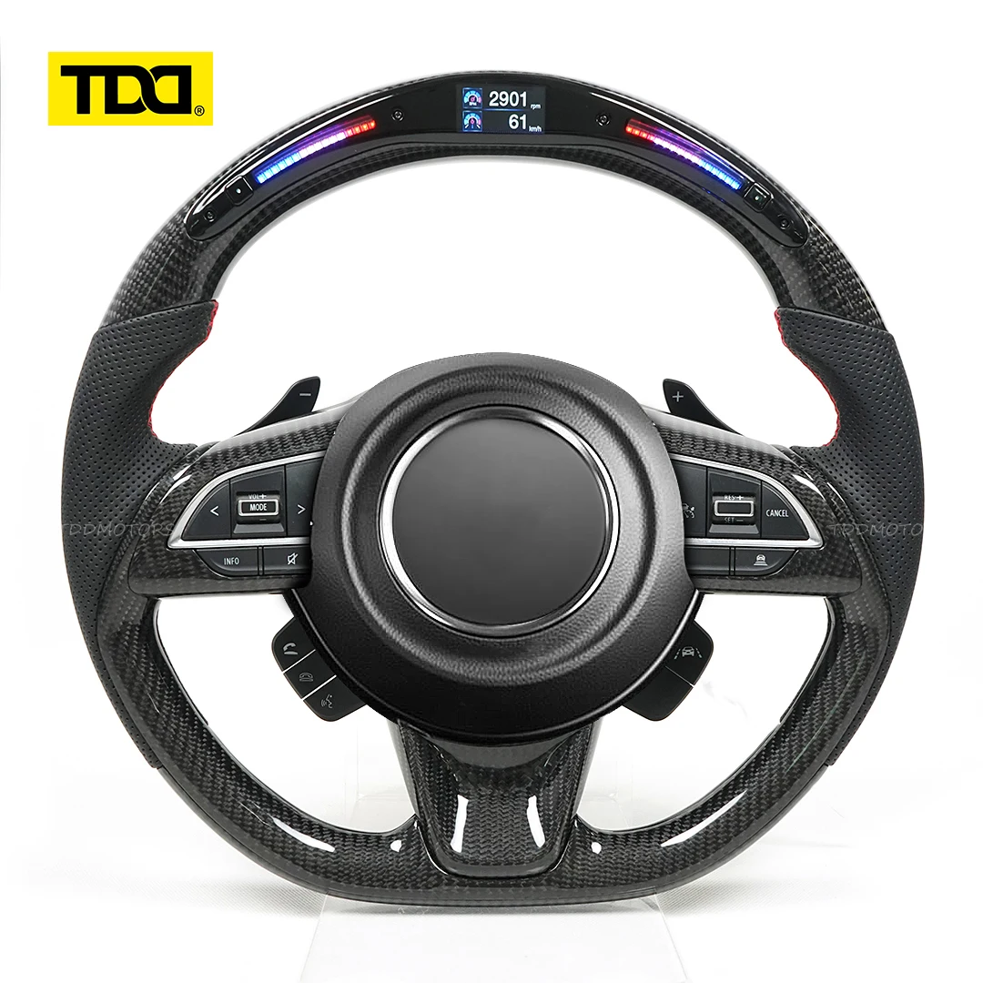 TDD Carbon Fiber Customized Smart Galaxy Pro II LED Steering Wheel for Suzuki JB74 64 Sierra 2018-ON