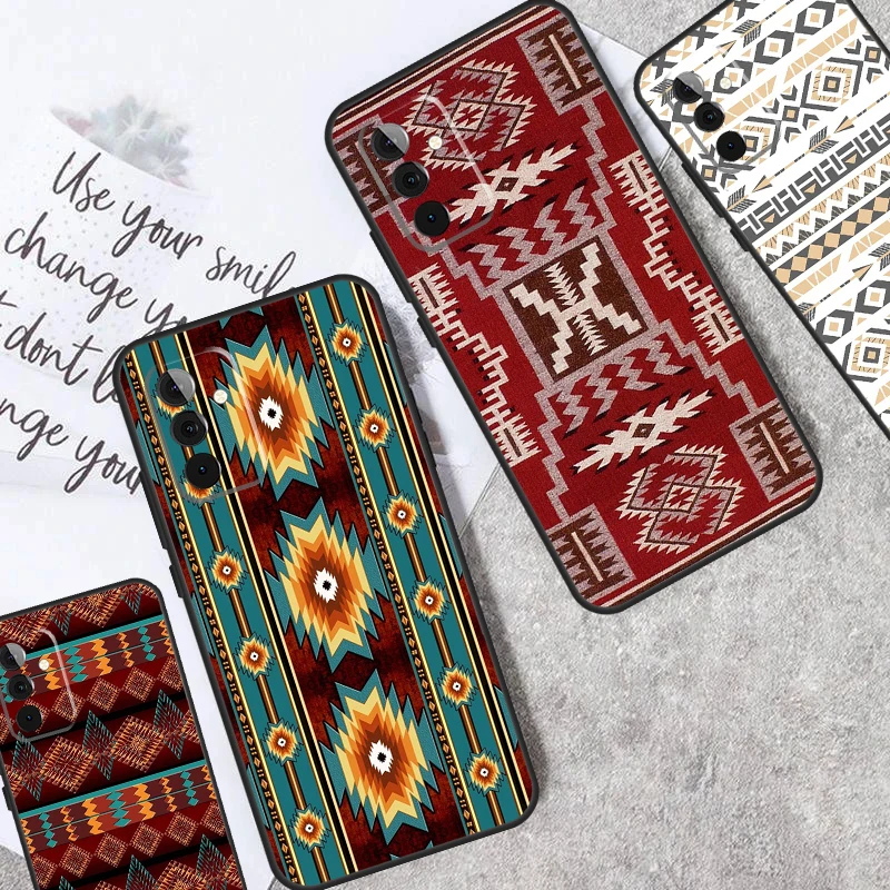 Tribal Ethnic Pattern Cover For Samsung Galaxy A52 A32 A22 A12 A13 A23 A33 A53 A51 A71 A15 A25 A14 A34 A54 Case