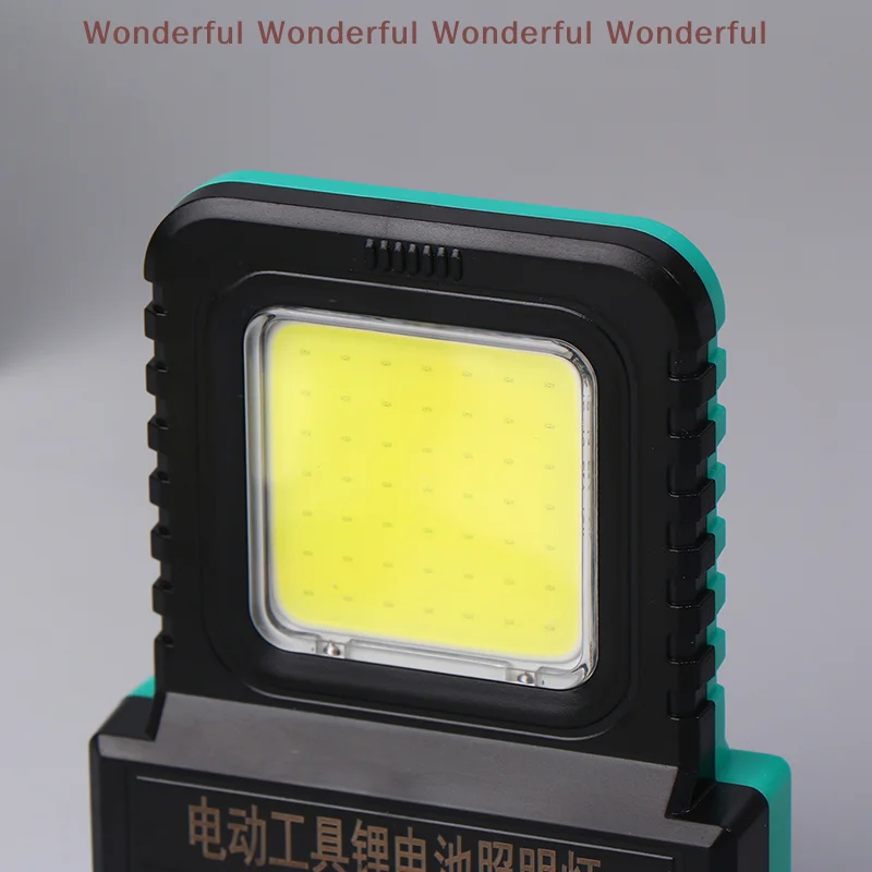 

14W, 20V-21V Li-ion Battery LED Work Light for Various General-Purpose, Power Tool Accessories