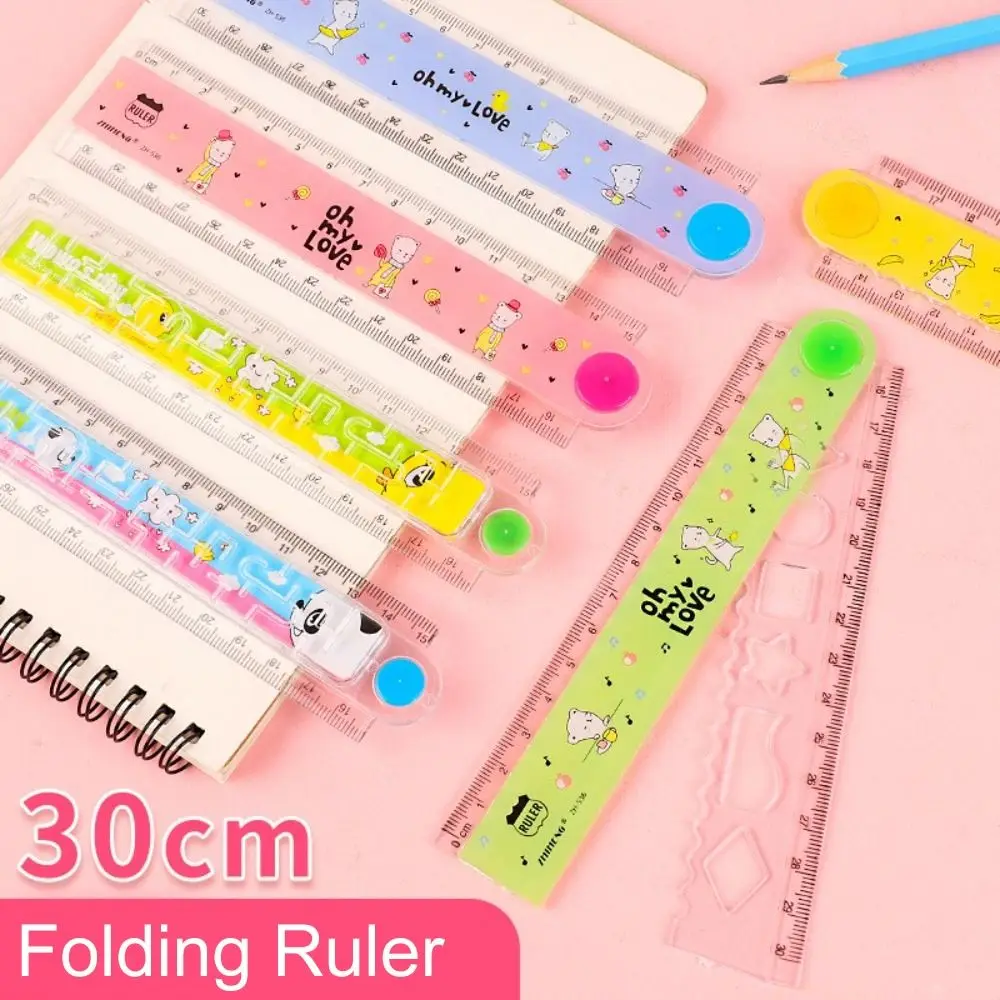 Multi-function School Office Supplies Drawing Tools Designer Artist Folding Ruler Measuring Ruler Drawing Ruler Measuring Tools