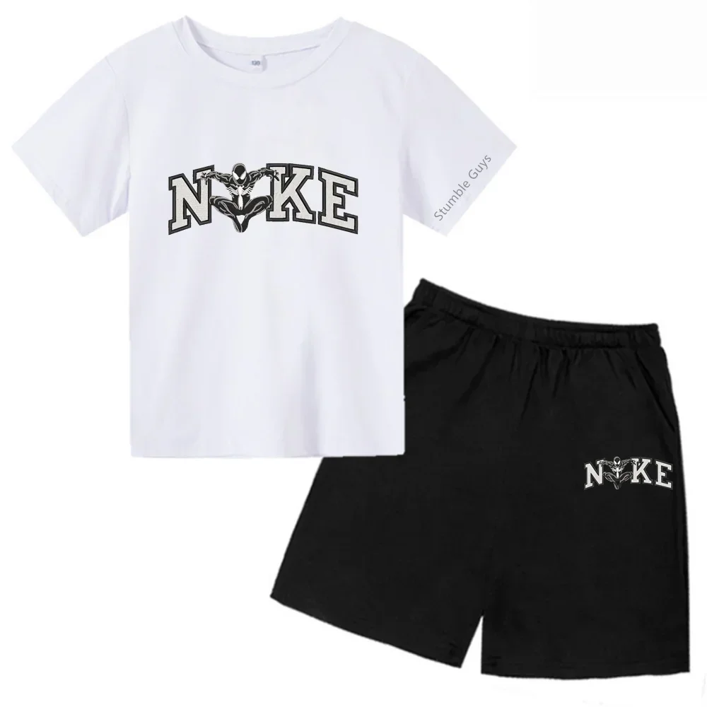 Camiseta informal de Venom para niños de 3 a 14 años, ropa para niños y niñas, camisa de Spiderman para adolescentes, camisetas de manga corta simples y bonitas a la moda, camisetas de dibujos animados para niños