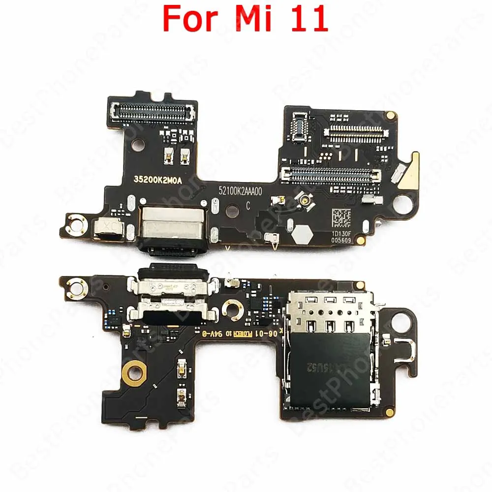 For Xiaomi Mi 11T Pro 11 Lite 5G Mi11 Ultra Charging Port Charge Board Usb Connector Pcb Dock Plate Replacement Spare Parts