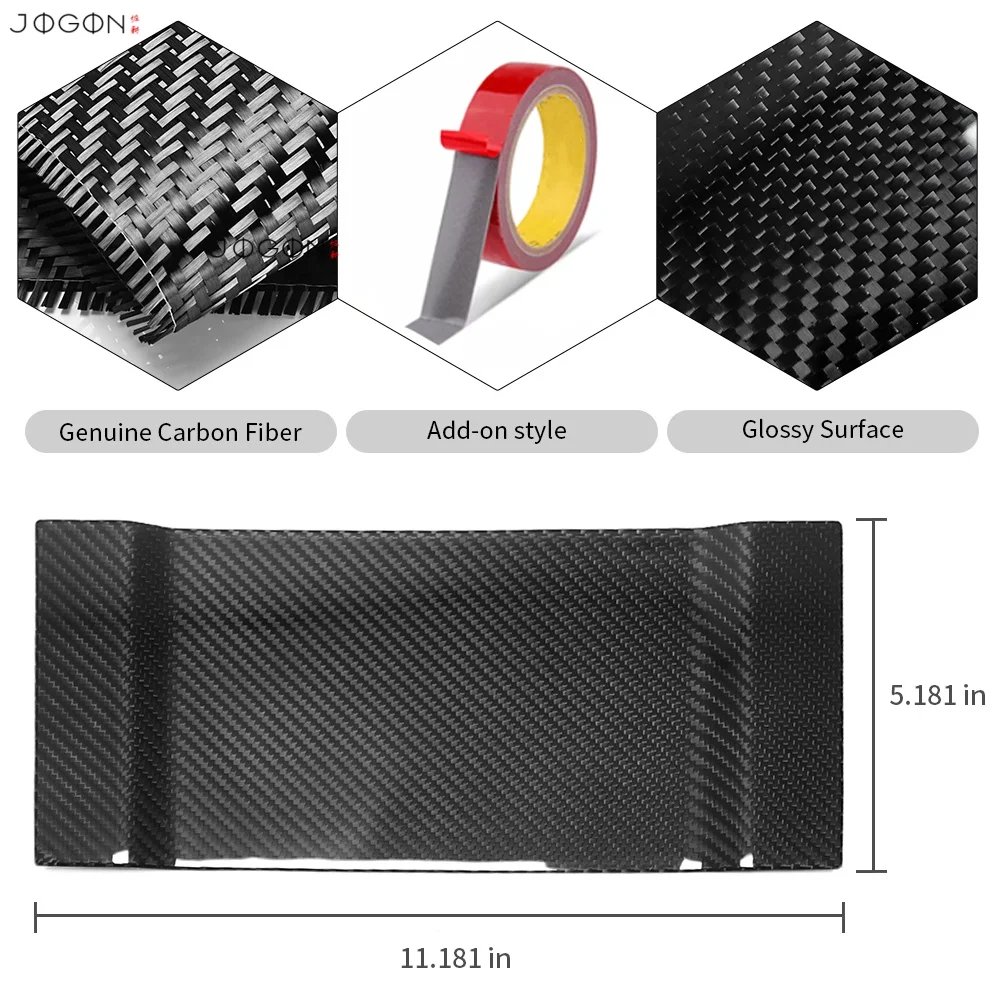 

Carbon Car Inner Storage Box Panel For Ford F-150 King Ranch Lariat Platinum Police Responder Raptor SSV STX Crew Cab Pickup