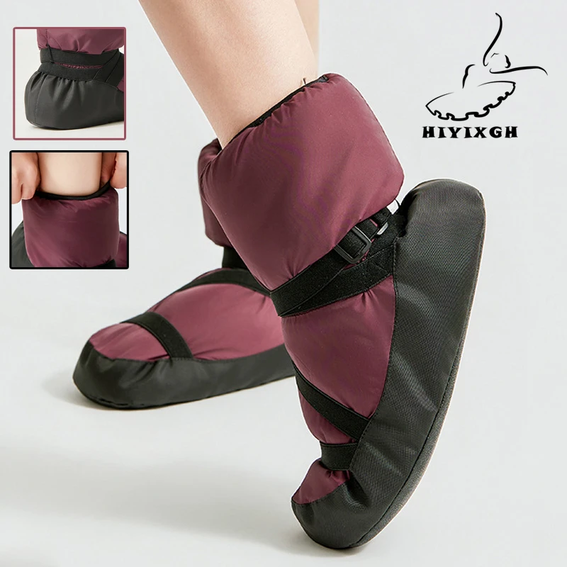 Winter Ballet Dance shoes cotton Dance boots Women Flat dancing shoes Adults soft thickened sole warm cotton Ballerina Boots