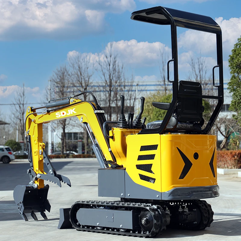 Chinese 1000KG Crawler Small Digger Ce/Epa/Euro 5 Mini Excavator 1 Ton Price For Sale With Bucket