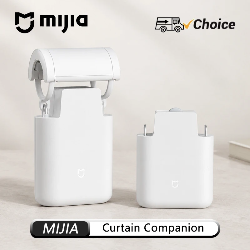 MIJIA Curtain Companion Automatic Curtain Opener No Track Modification 6400mAh Up to 6 Months Mi Home APP Bluetooth Mesh 12kg CN