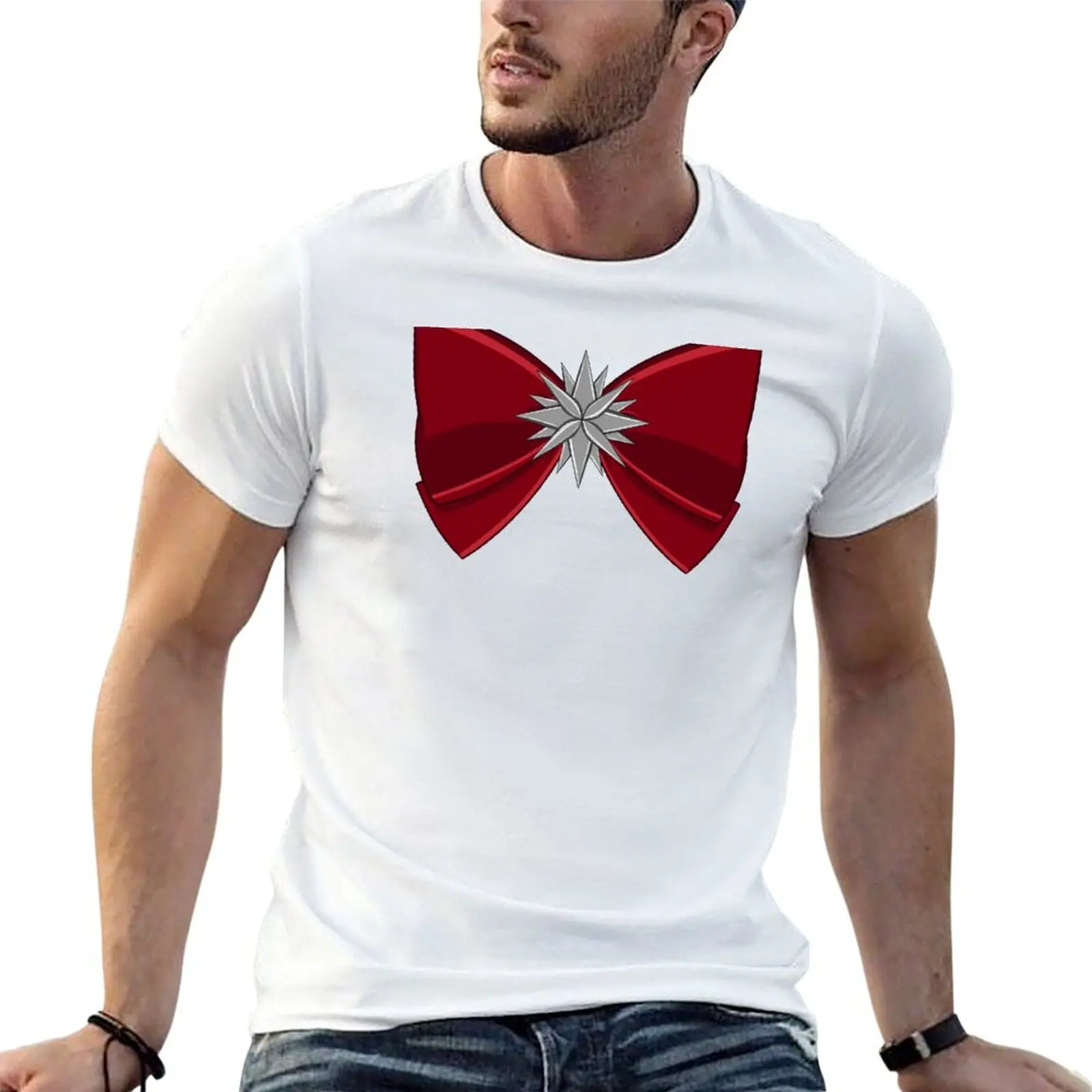 

shirt t Bow Red graphic men Saturn cotton Sailor t man T-Shirt - for shirts 100%