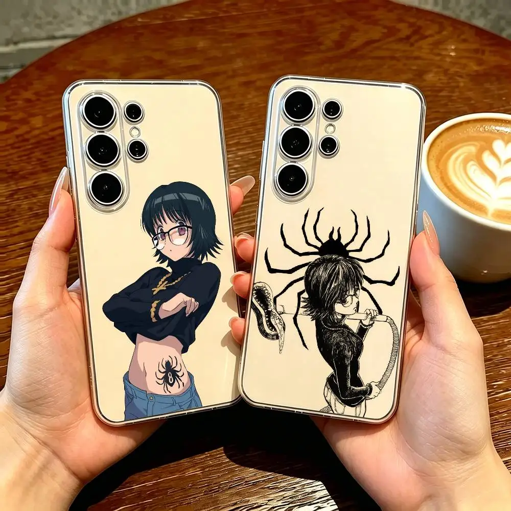 Shizuku Murasaki Hunter x Hunter  Phone Case For Samsung S25,S24,S21,S22,S23,S30,Ultra,S20,Plus,Fe Transparent Cover