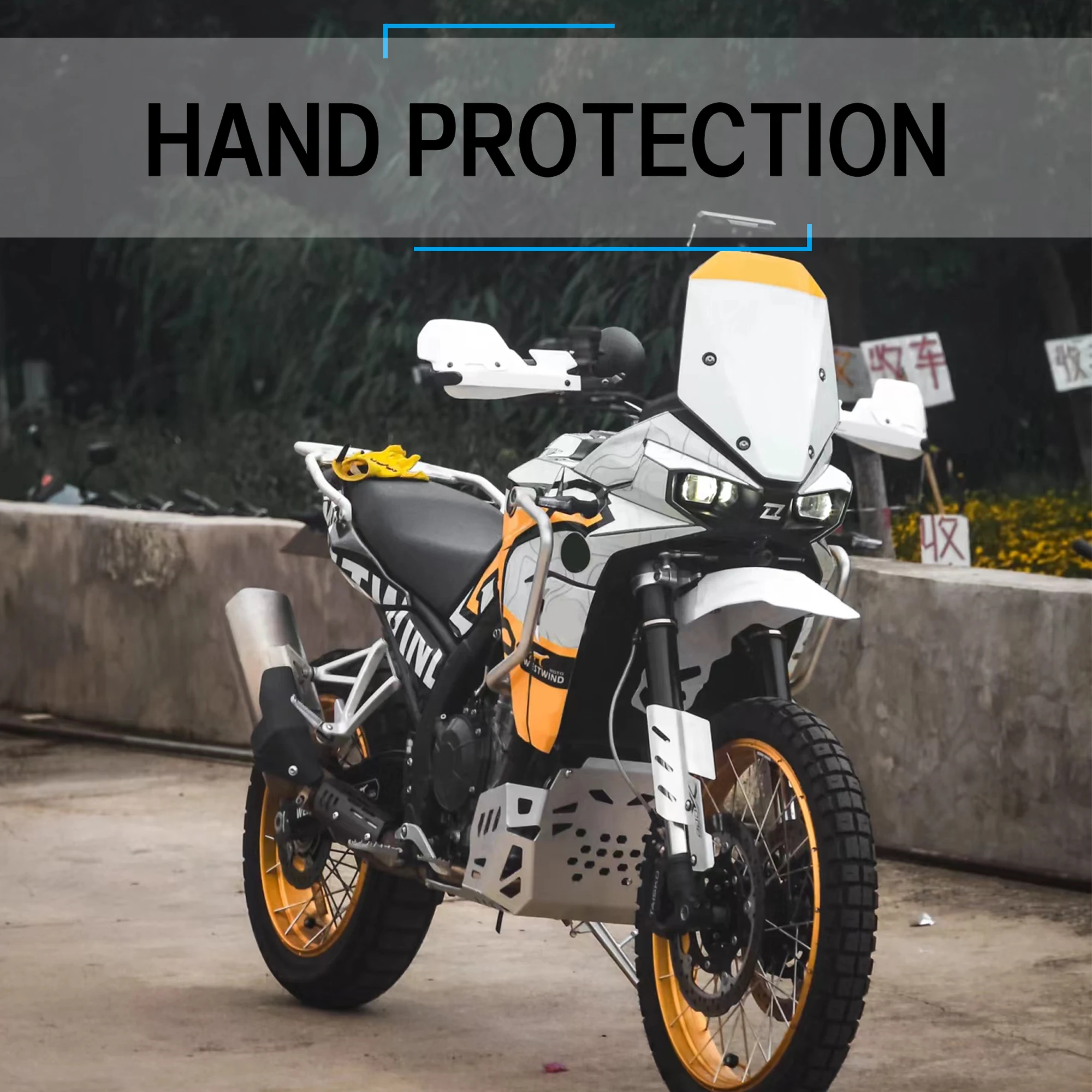 Motorcycle KOVE800X new aluminum alloy Handguard Shield Hand Guard Protector Windshield For KOVE 800X 800 x 2023-2025  ﻿