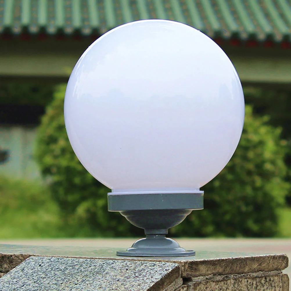 Fence Lampshade Replacement Globe Shades Decor Acrylic Light Covers Household Home Fixture Globes Lightbulb Ball Shaped Desk