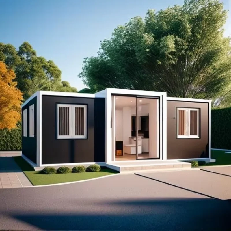 Advanced 20FT Australia 2 Bedroom Luxury Predfabricated Container Homes 40ft Expandable Container House with Full Bathroom