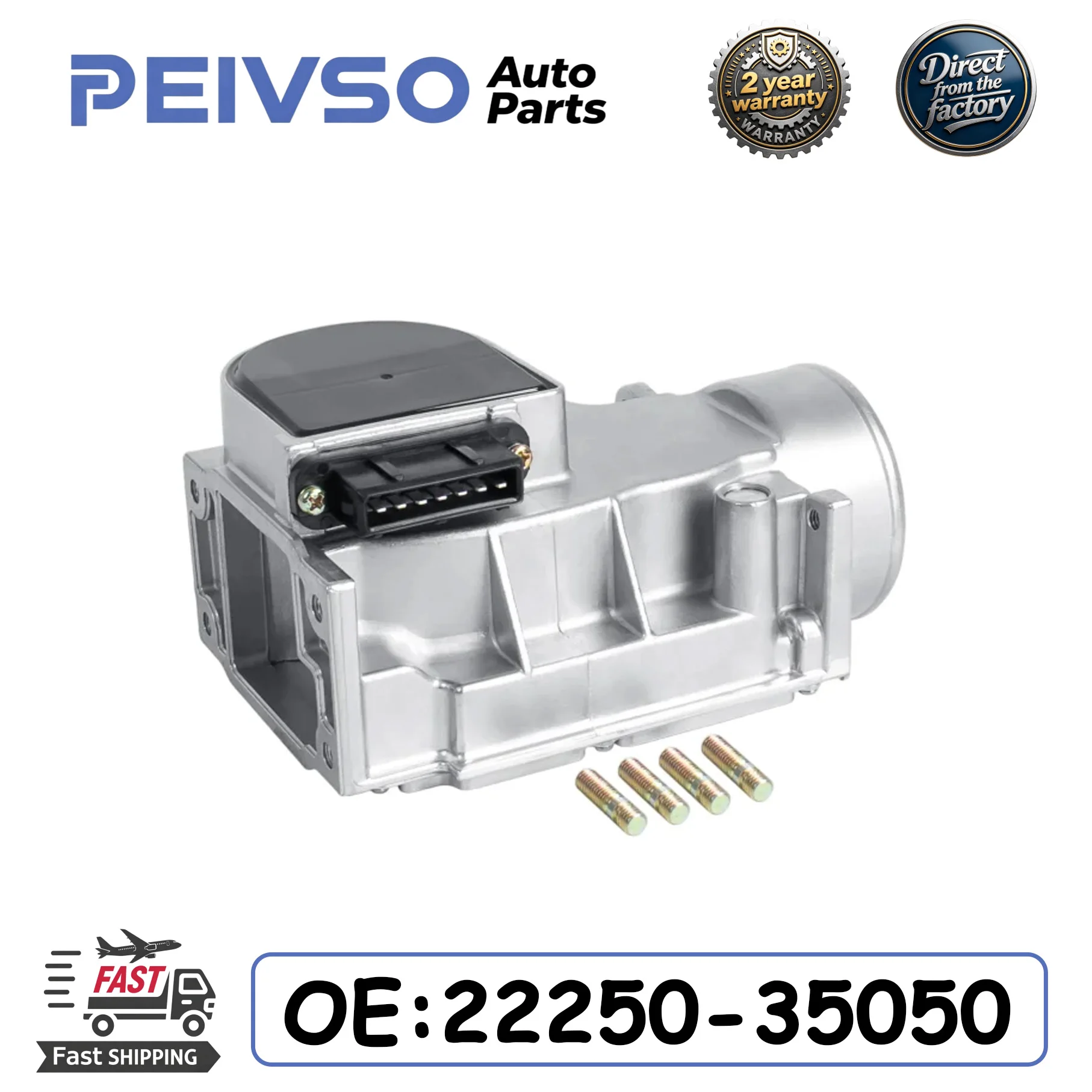 PEIVSO 22250-35050 Brand New High-Quality Mass Air Flow Sensor Fits For Toyota Pickup 1989-1995 4Runner 1991-1995 Auto Parts