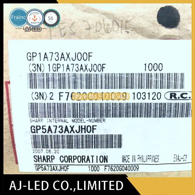 5 قطعة/الوحدة GP1A73AXJ00F مفتاح كهروضوئي ناقل الحركة للناسخة ، طابعة شعاع الليزر ، فاكس جديد