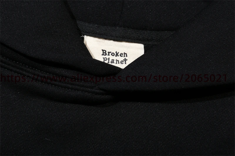 BROKEN-Sweat à capuche imprimé en mousse pour homme et femme, sweat-shirt de la meilleure qualité, Planet Is Hard to Find