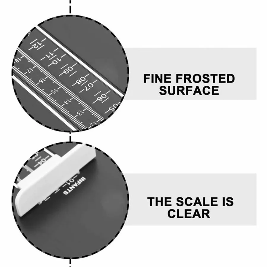 Foot Measuring Device Family Shoe Feet Measure Ruler Sizer for All Sizes Infants Kids Men Women Adults US Standard Shoe Size