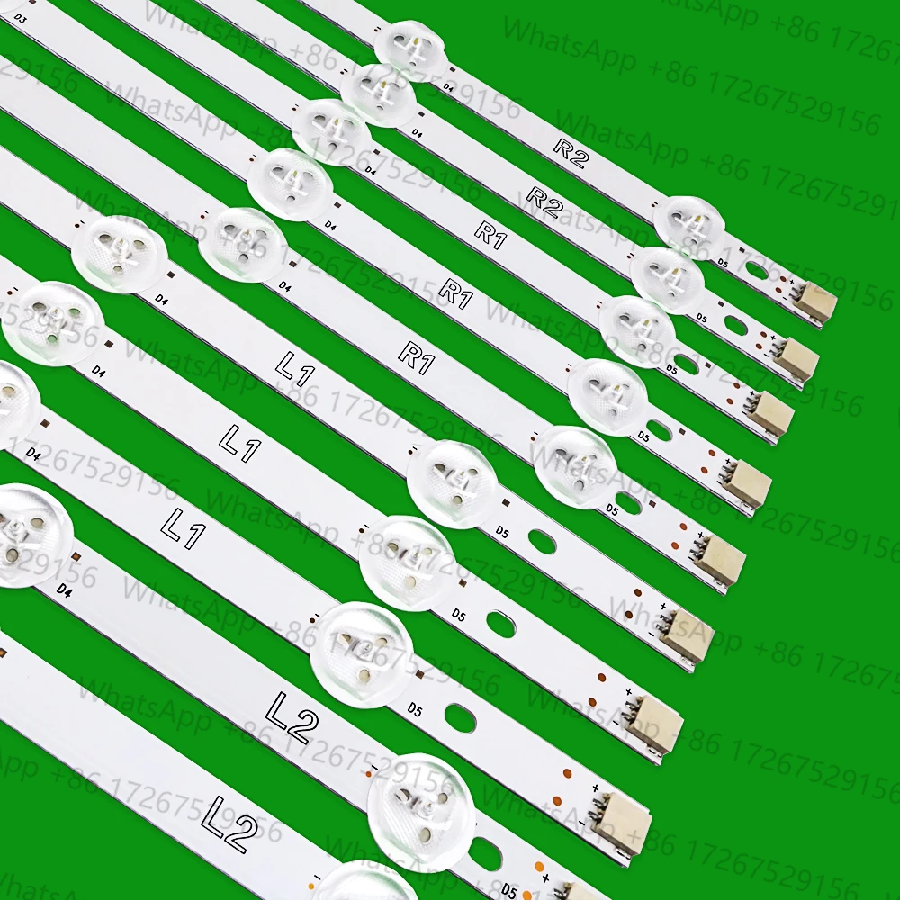 10 PCS/Set LED Backlight Strip for LG 42LA620S 42LN570S 6916L-1214A 6916L-1215A 6916L-1216A 6916L-1217A