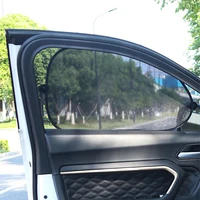 SEAMETAL Car Sun Shade Side Window Curtain Front Rear Window Sunshade Summer UV Blocking Suction Cup Car Sun Protection Curtains 5