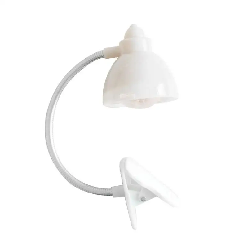 Portable Eye-Friendly Reading Lamp Warm & Bright Clip-On Light with Long-lasting Battery Flexible Neck Clip Light