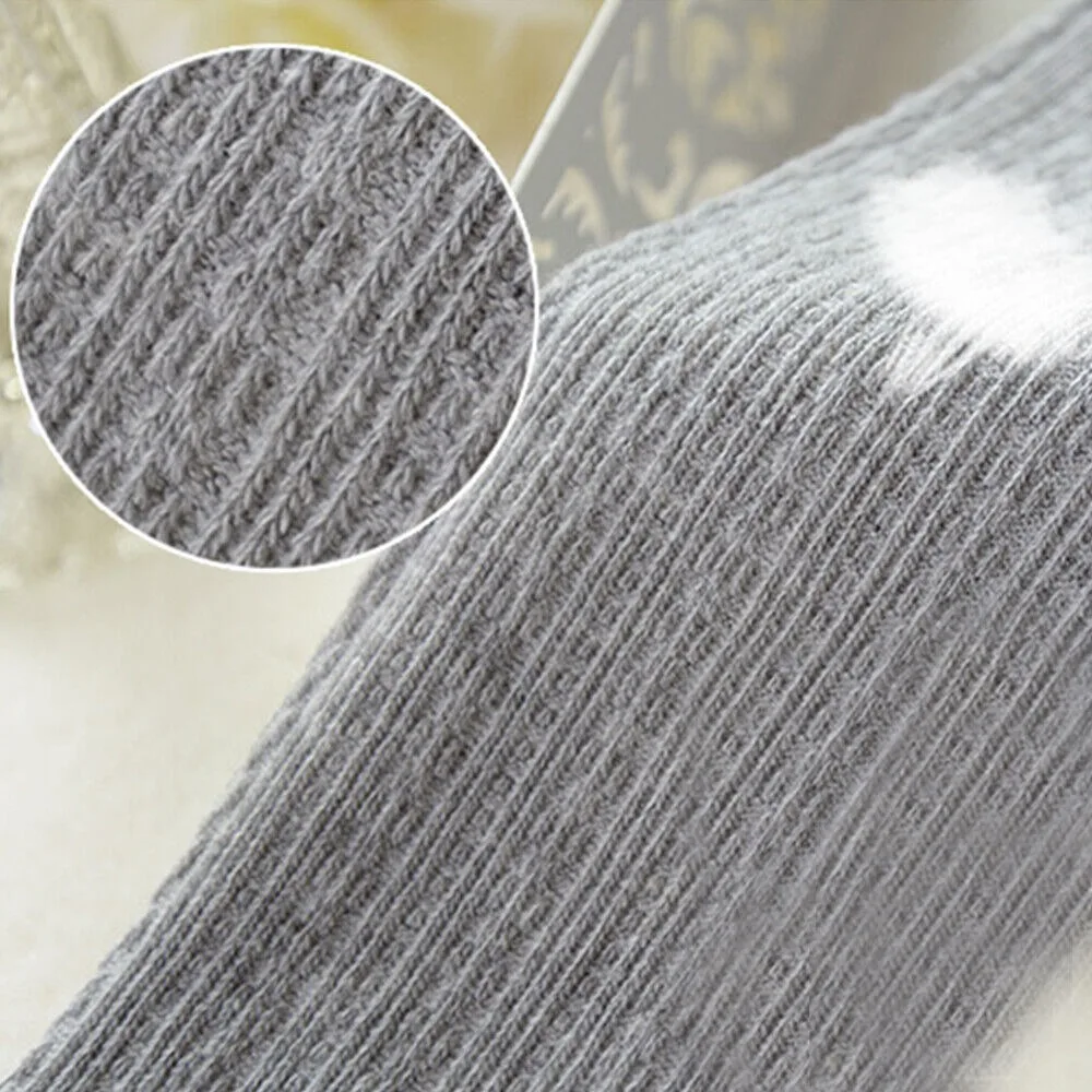 High Quality Warm Footed Tights Woolen Yarn Knitted Pantyhose Winter Stretch Stockings Women