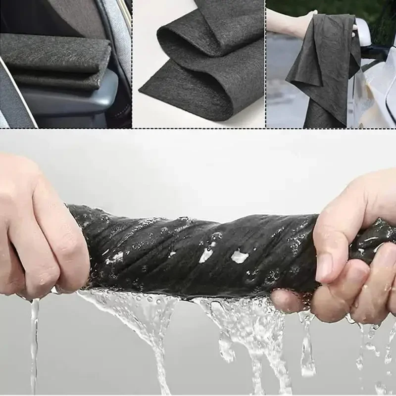 New Thickened Magic Cleaning Cloth Microfiber Glass Clean Towel Reusable Washable Lint-free Cleaning Rags for Kitchen Glass Car