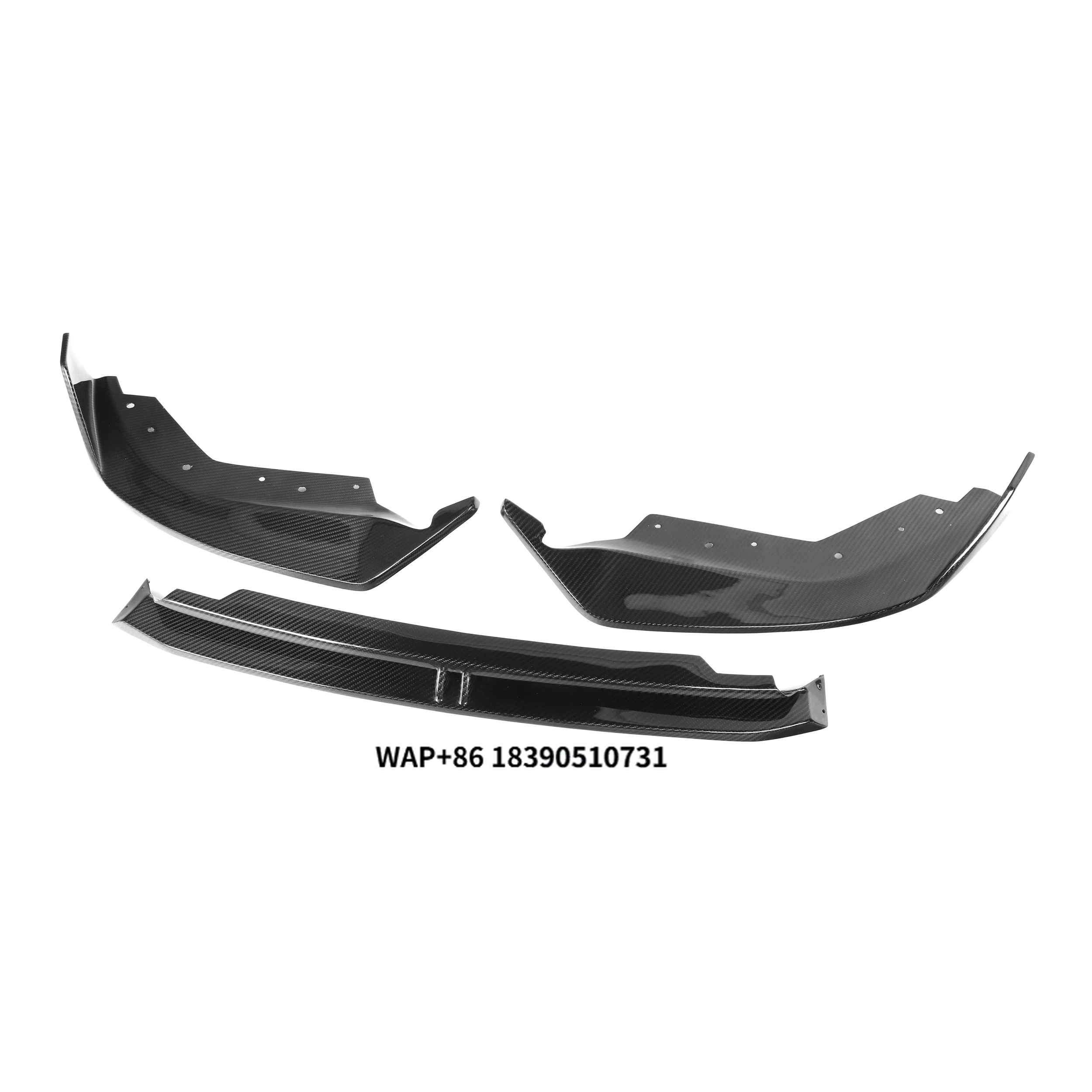 

G20 AO Style Dry Carbon Front Diffuser Lip for G20 Pre LCI Sport 2020-2022 Front Lip 3PCS Front Bumper Spoiler Lip