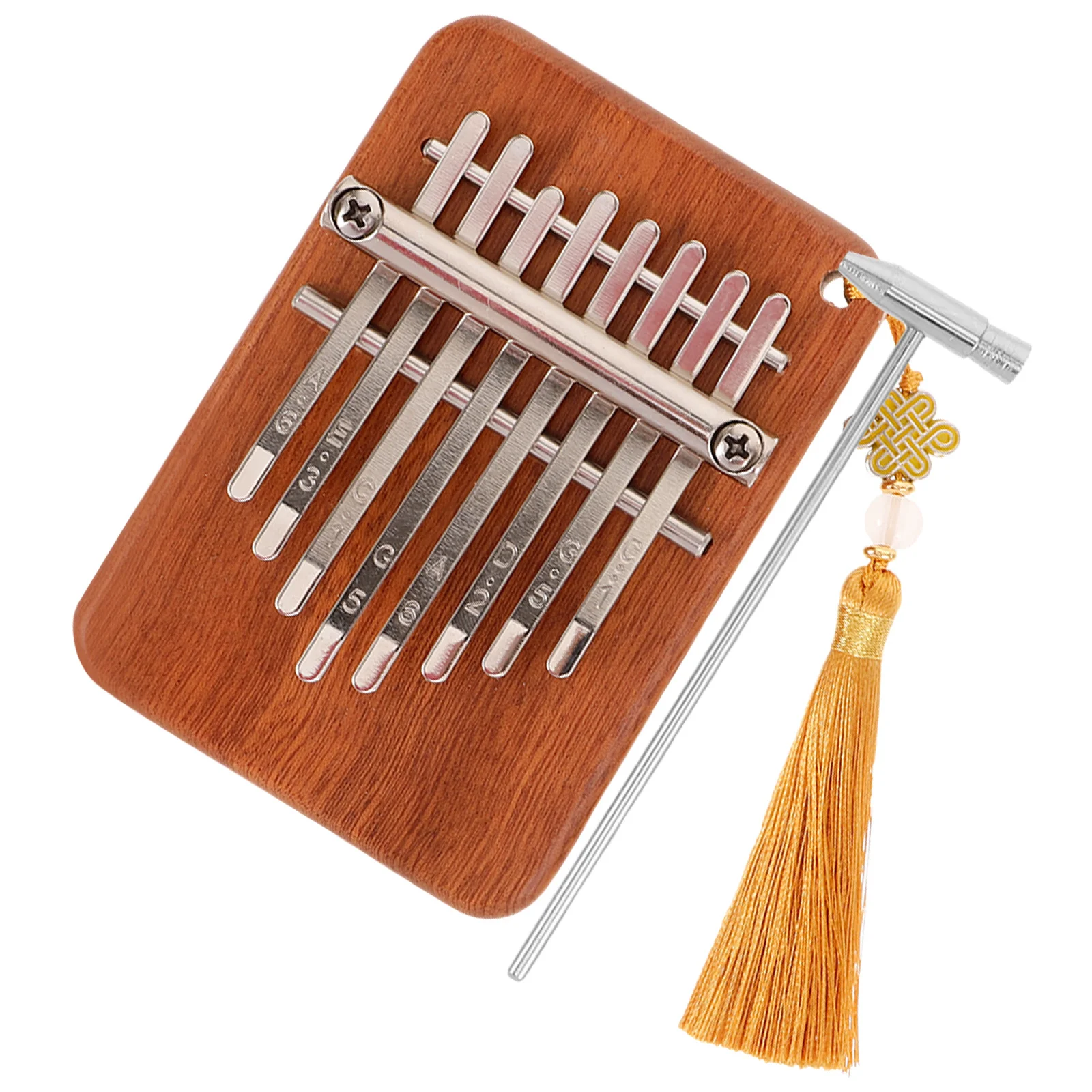 بيانو كاليمبا مكون من 17 مفتاحًا، أداة إصبع خشبية محمولة للمبتدئين، هدية موسيقية صغيرة، ممارسة خفيفة الوزن