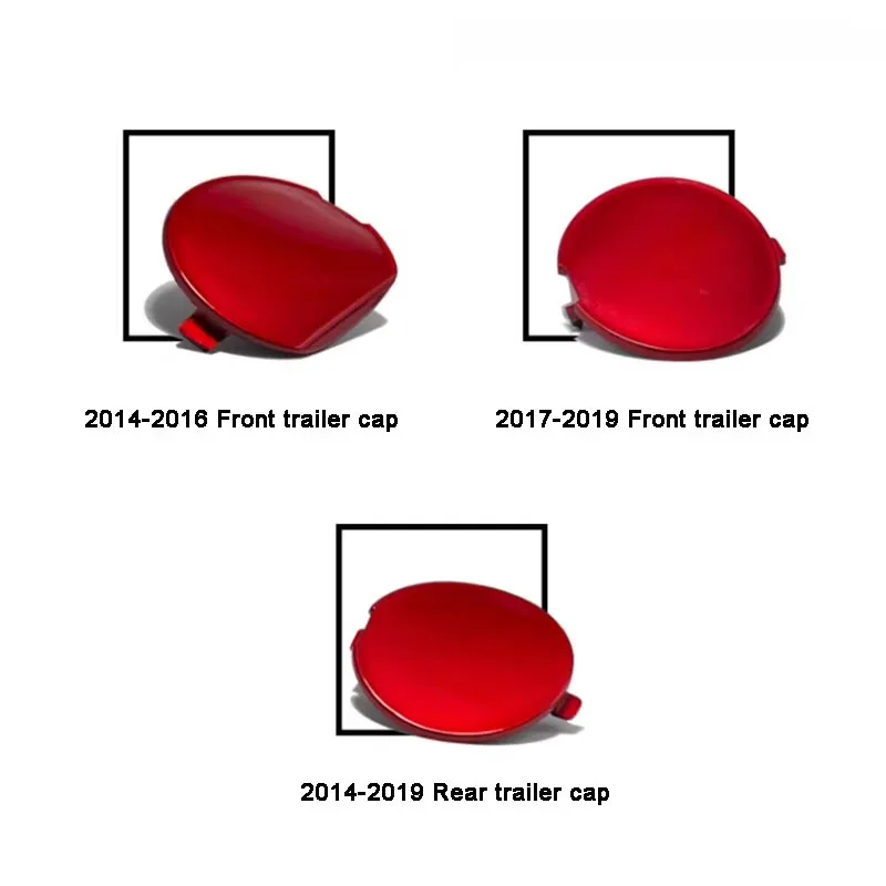 Car Front Bumper Tow Hook Cover Cap For Mazda 3 Axela 2017 2018 2019 Trailer Hauling Eye Lid B63B-50-A11-BB