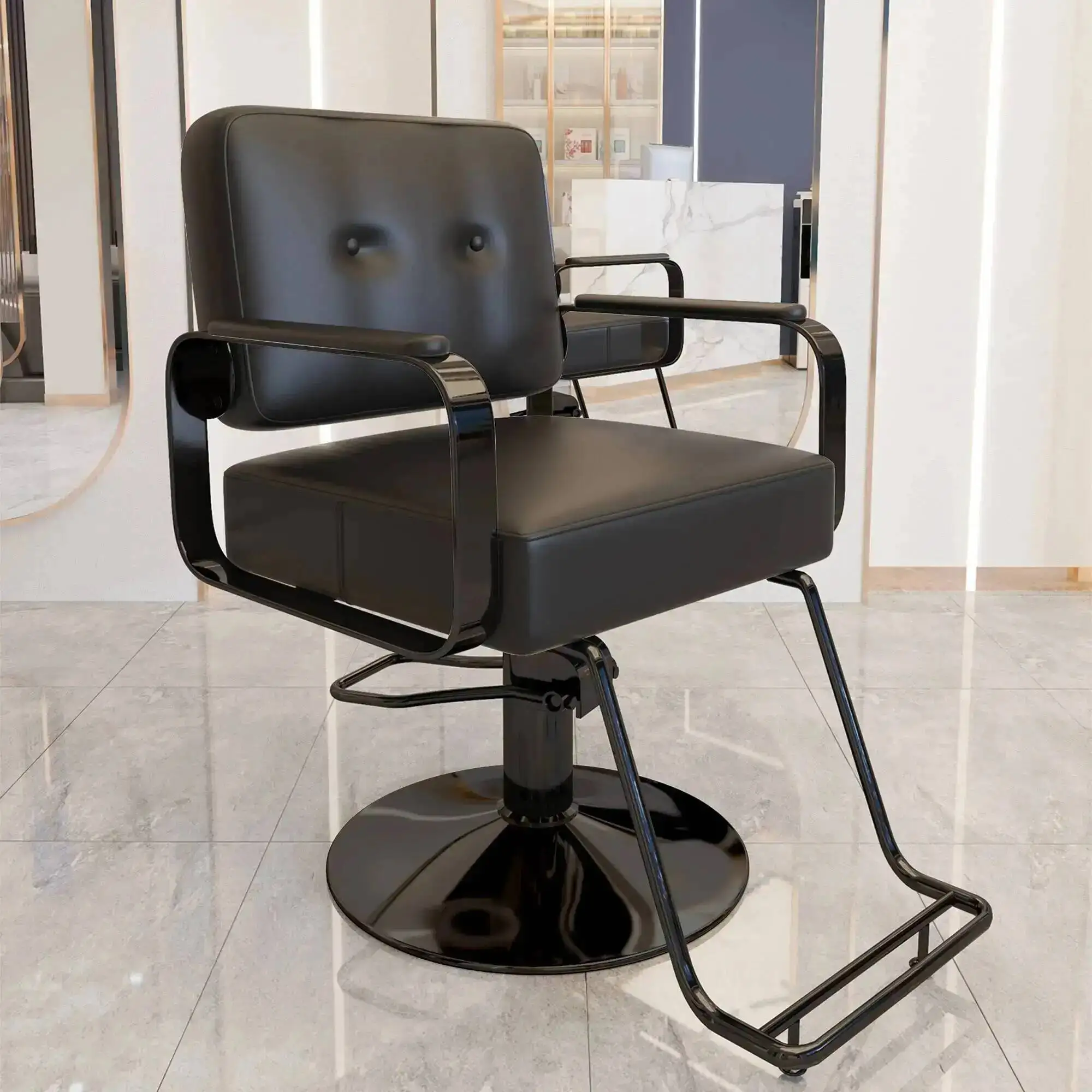 Contemporary Comfort style Premium Hair Salon Barber Chair care ergonomic Barber Chair For Hair Stylist Hair Salon Furniture