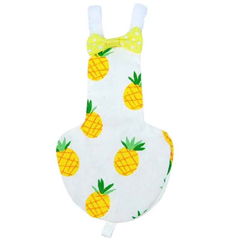 2Pcs Bird Diaper Reusable Washable Parrot Nappies Clothes Flight Suit Dress for Parakeet Cockatiel African Macaw