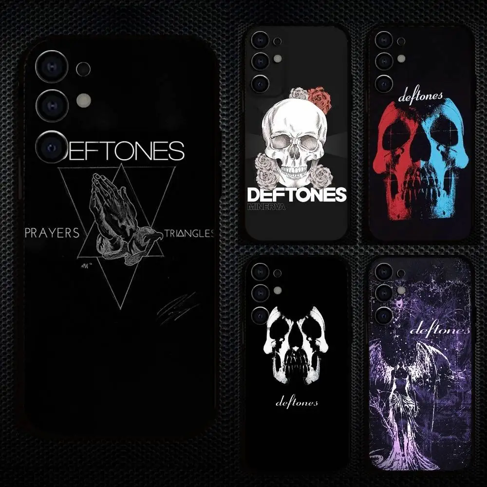 

D-Deftones Band Phone Case For Samsung S25,S24,S21,S22,S23,S30,Ultra,S20,Plus,Fe,Lite,Note,10,9,5G Black Cover