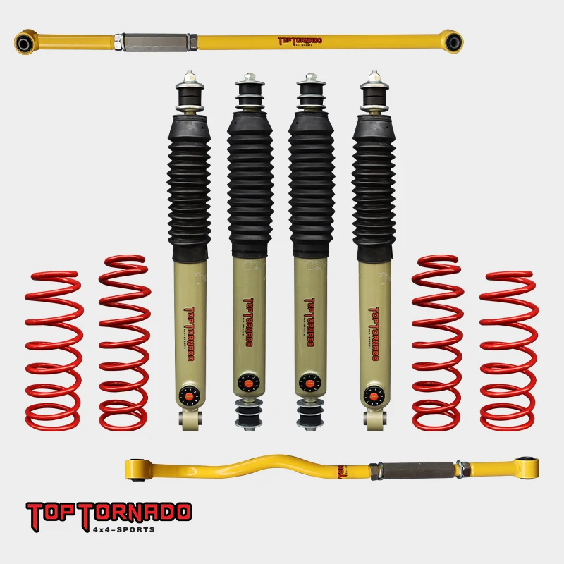 Off Road 2-inch Suspension Lift Kit Off Road 4X4 Adjustable Shock Absorbers Suitable for Toyota Land Cruiser 80 LC80 FJ/HZJ80
