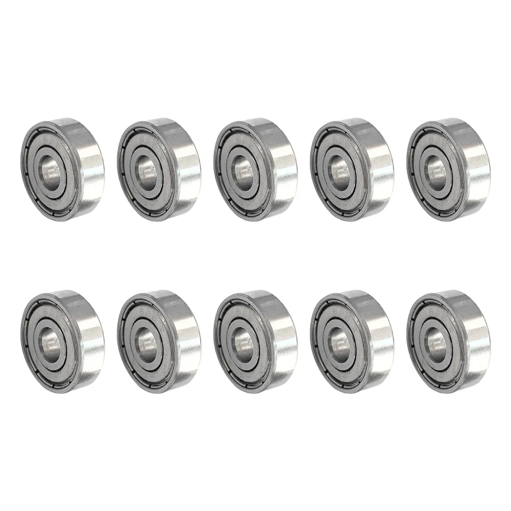 10Pcs Miniature Ball Bearing 626zz 688zz 625ZZ Pulley Linear Bearing Deep Groove Carbon Steel  Bearing for Skateboard Scooter