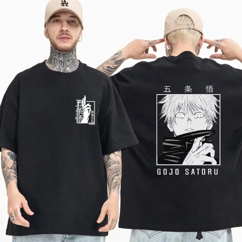 

New Satoru Gojo Field Expansion T-shirt Street Cool Satoru Gojo Printed T-shirt Summer Hip Hop Harajuku T-shirt Top