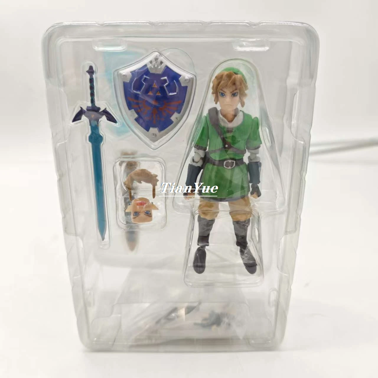لينك Skyward Sword figma 153 مجموعة ألعاب مفصلية من مادة PVC مقاس 14 سم #2