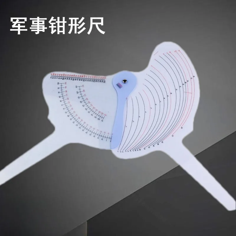 Military Pliers Measuring Caliper Scale Built-in Printed Scale Missile Proportion Measuring Instrument Portable Tactical Tool