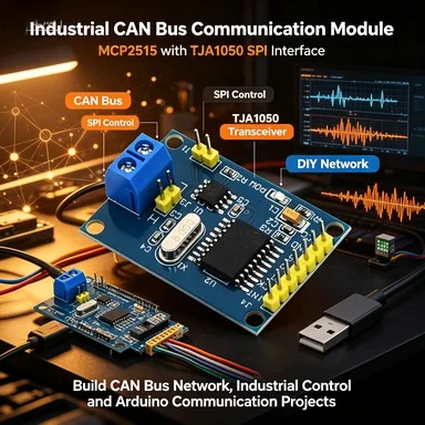 20Pcs MCP2515 CAN Bus Controller Module with TJA1050, SPI Interface for 51 MCU/Arduino DIY