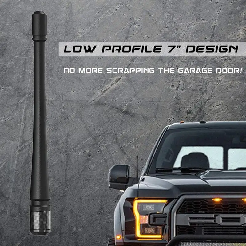Universal Car AM FM Radio Antenna 25CM Multi-Model Compatible Short Replacement for Ram 1500  Wrangler JK/JL