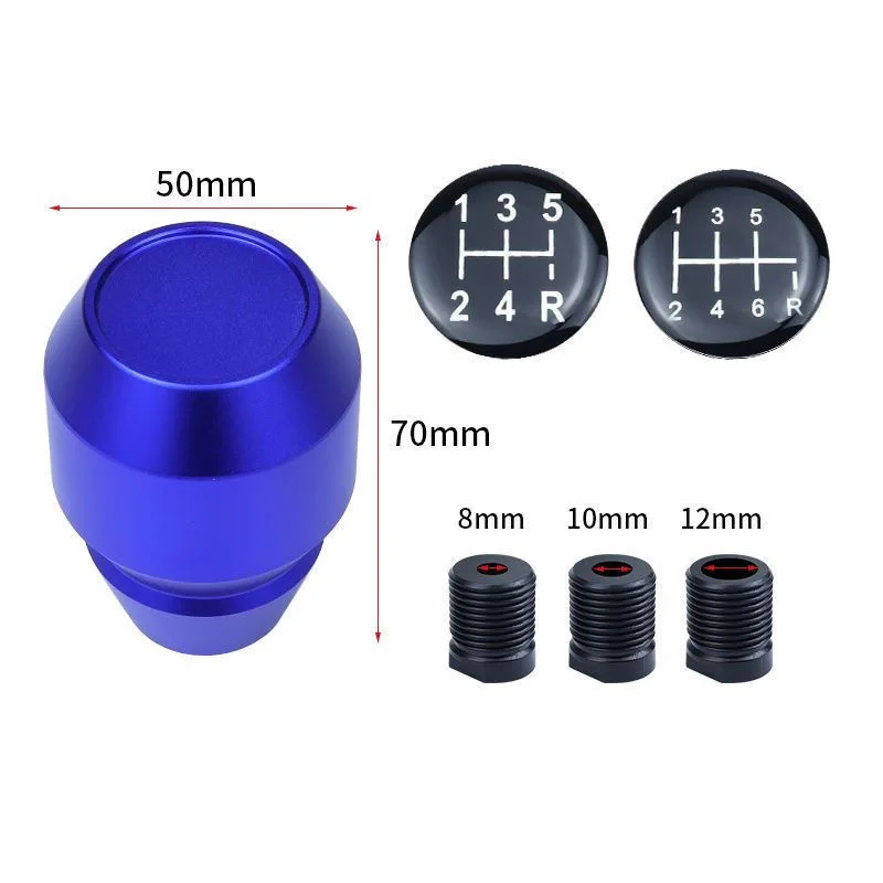 العالمي 5 6 سرعة سيارة AT MT والعتاد التحول المقبض الألومنيوم شيفتر رافعة صالح لهوندا تويوتا نيسان ميتسوبيشي #2