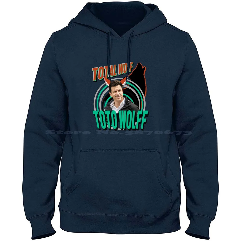 Toto Wolff Total Wolf Fan Art Gift 100% Cotton Hoodie 2019 2020 Toto Wolff George Russell Alpha Romeo Toto Wolff Lewis