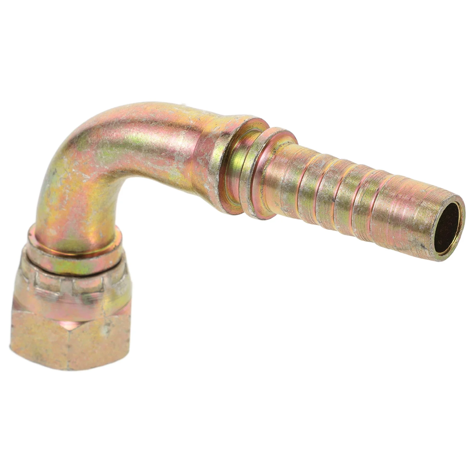 

1pcs Oil Hose Connector High Pressure Barb Fittings Iron Gas Pipe Adapters Fuel Line Quick Connectors Copper Sleeve Fittings