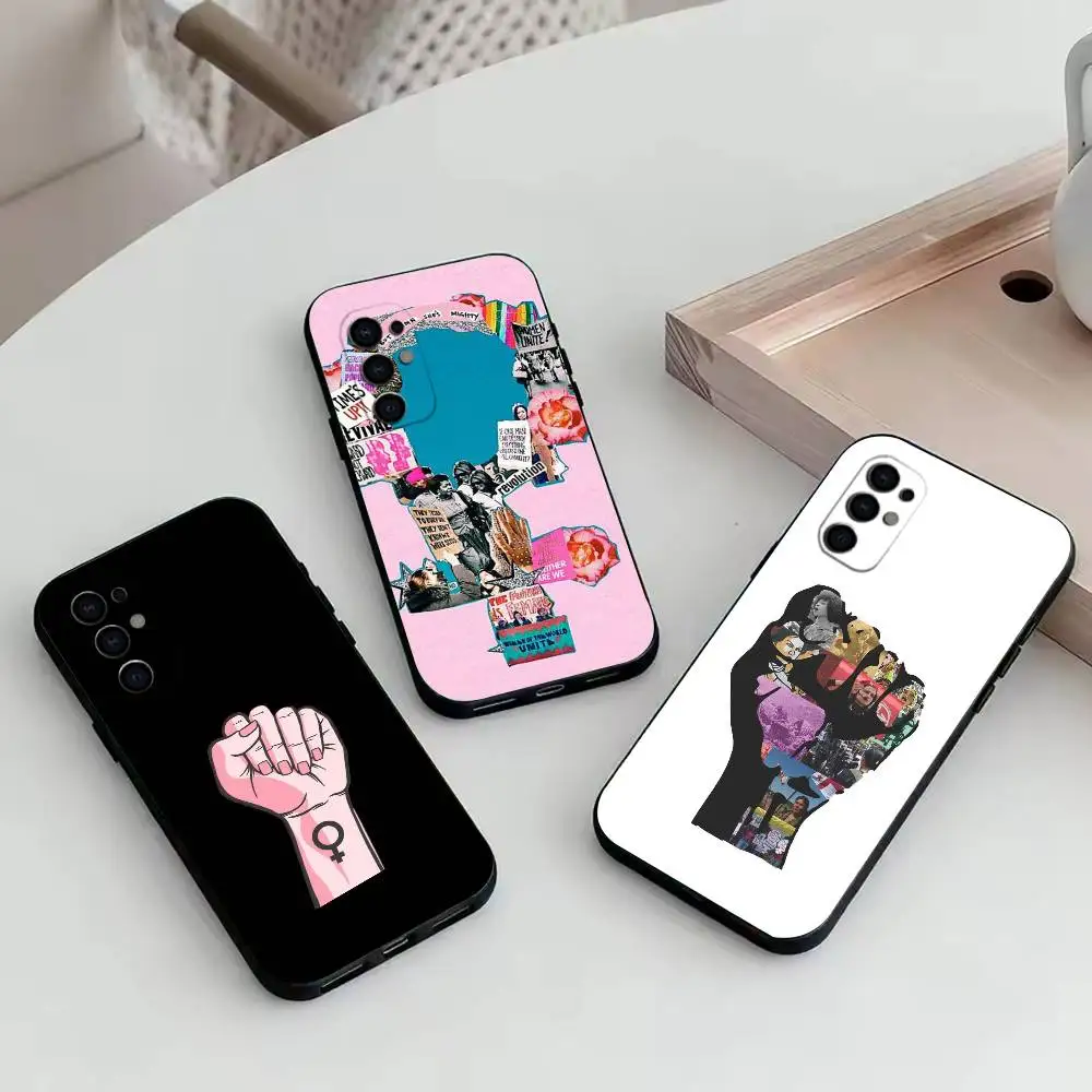 

Feminist Aesthetics Girl Phone Case For Samsung S25,S24,S21,S22,S23,S30,Ultra,S20,Plus,Fe,Lite,Note,10,Black Cover