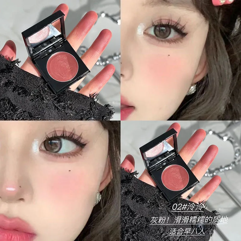 Waterproof Blush Lipstick Cream Multi-purpose Lasting Brightening Moisturizing Lip Cheek Balm Face Blusher Girls Korean Cosmetic