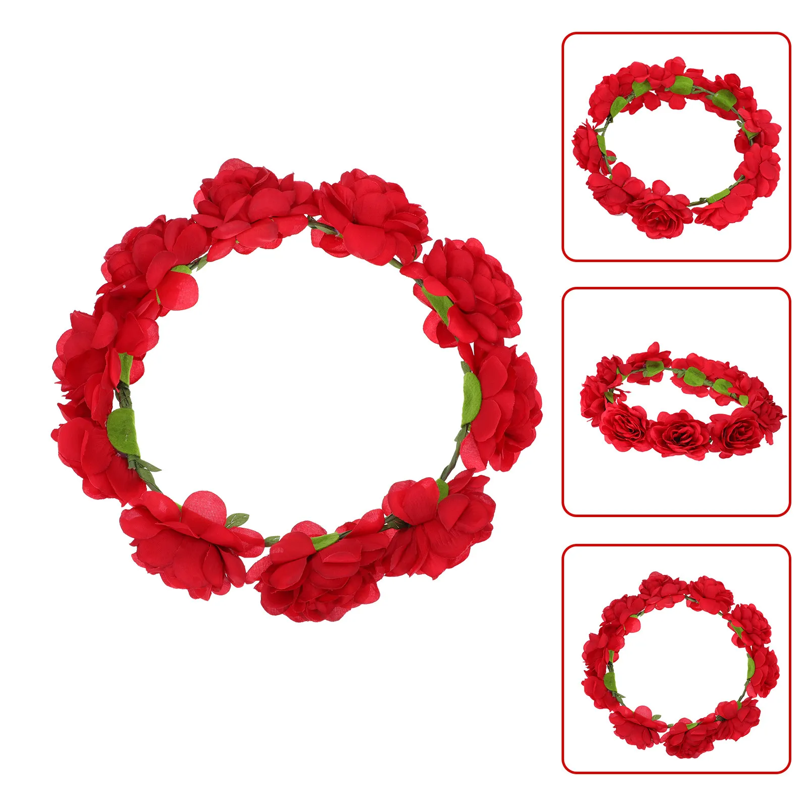 

1 шт. повязка для волос с розой, стильная повязка с искусственным цветком, головной убор для свадьбы и вечеринки, креативное цветочное украшение для волос, на День святого Валентина